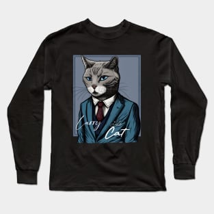 Larry The Cat Long Sleeve T-Shirt